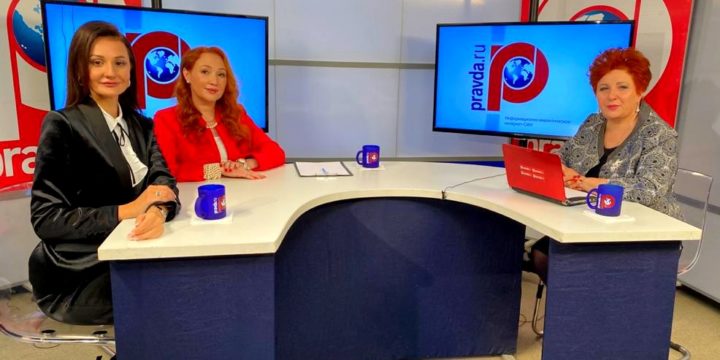 В гостях на эфире у Медиахолдинга Pravda.ru