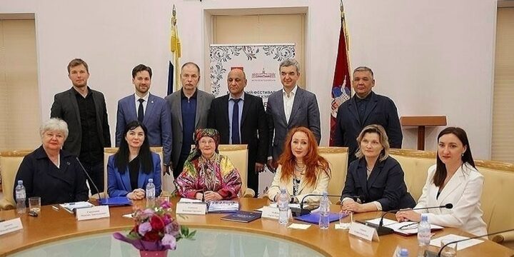 The Annual Festival of national cultures “Multicolour of Russia” was held in Moscow.