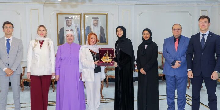 A meeting of the women leaders of Russia and Qatar took place